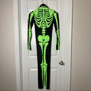 Badinka Green Skeleton Bodysuit